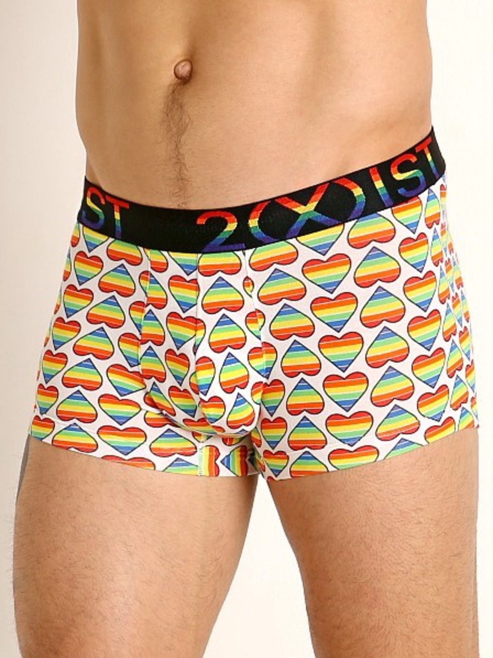 2xist - L Trunks No show Pride Collection Bold Hearts | New